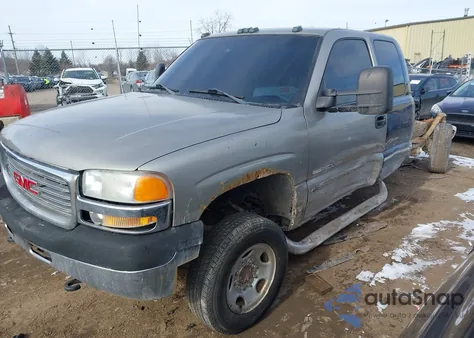 2001 GMC Sierra 2500Hd Sle from USA, damaged, VIN 1GTHK29U91E282089